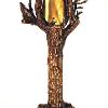 9. " Metal Casting Project, Mythic Reliquary", Beginning Sculpture, 20” x 7” x 8”, Bronze