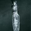 Image # 16 "My Weapon, Myself" Clear vinyl and breath, 9" x 3", 2004